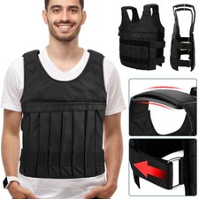 Exercise Training Workout Weighted Vest For Women Men Adjustable Weight 110 LB