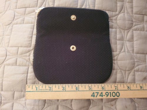 New GIORGIO ARMANI PARFUMS Black Beauty Cosmetic Make-up Pouch Bag change purse - Picture 9 of 9