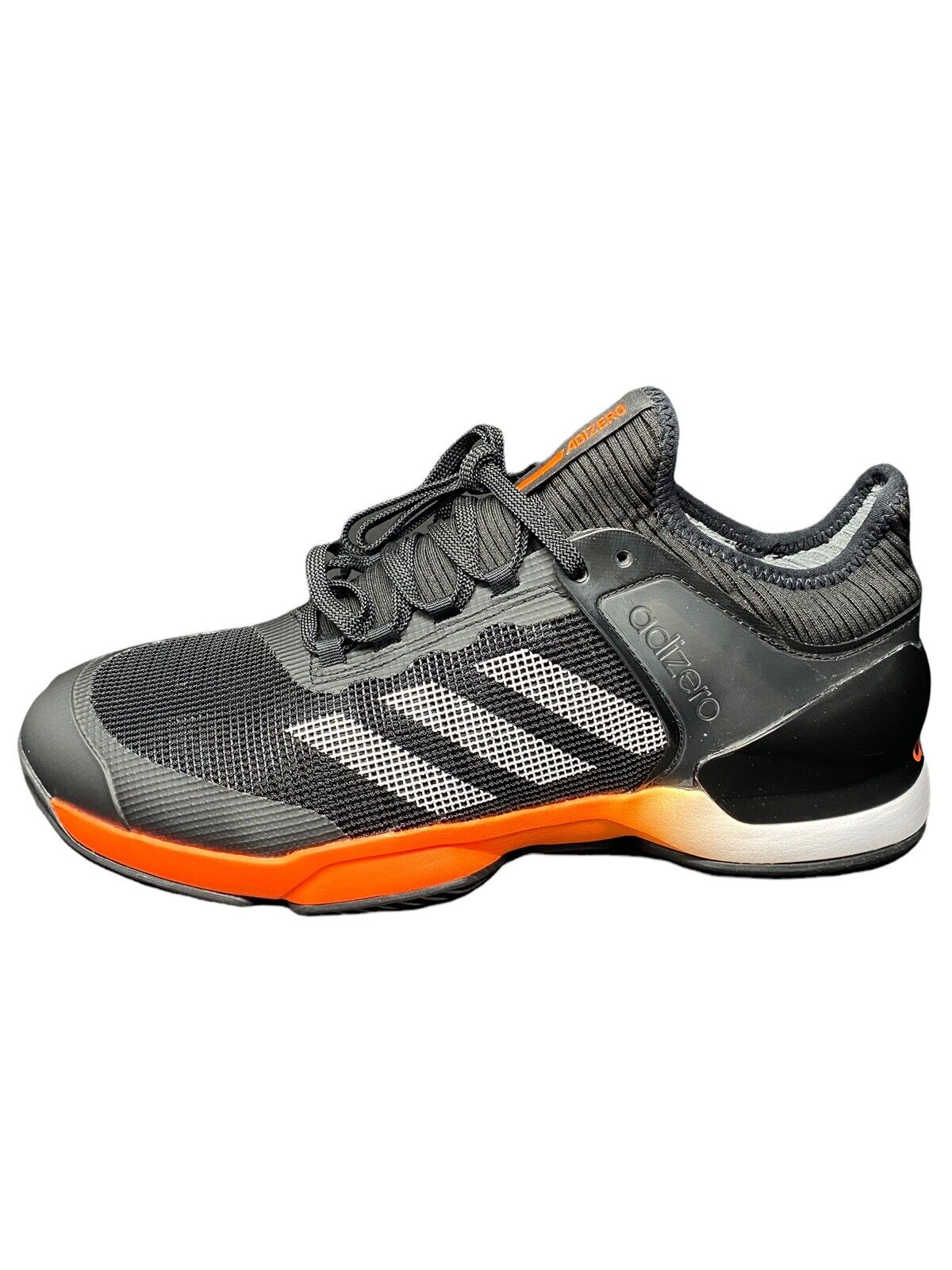 Adidas Men's 11 Uber-Sonic 2 Clay Tennis Shoes Black Training Sneakers FV1458