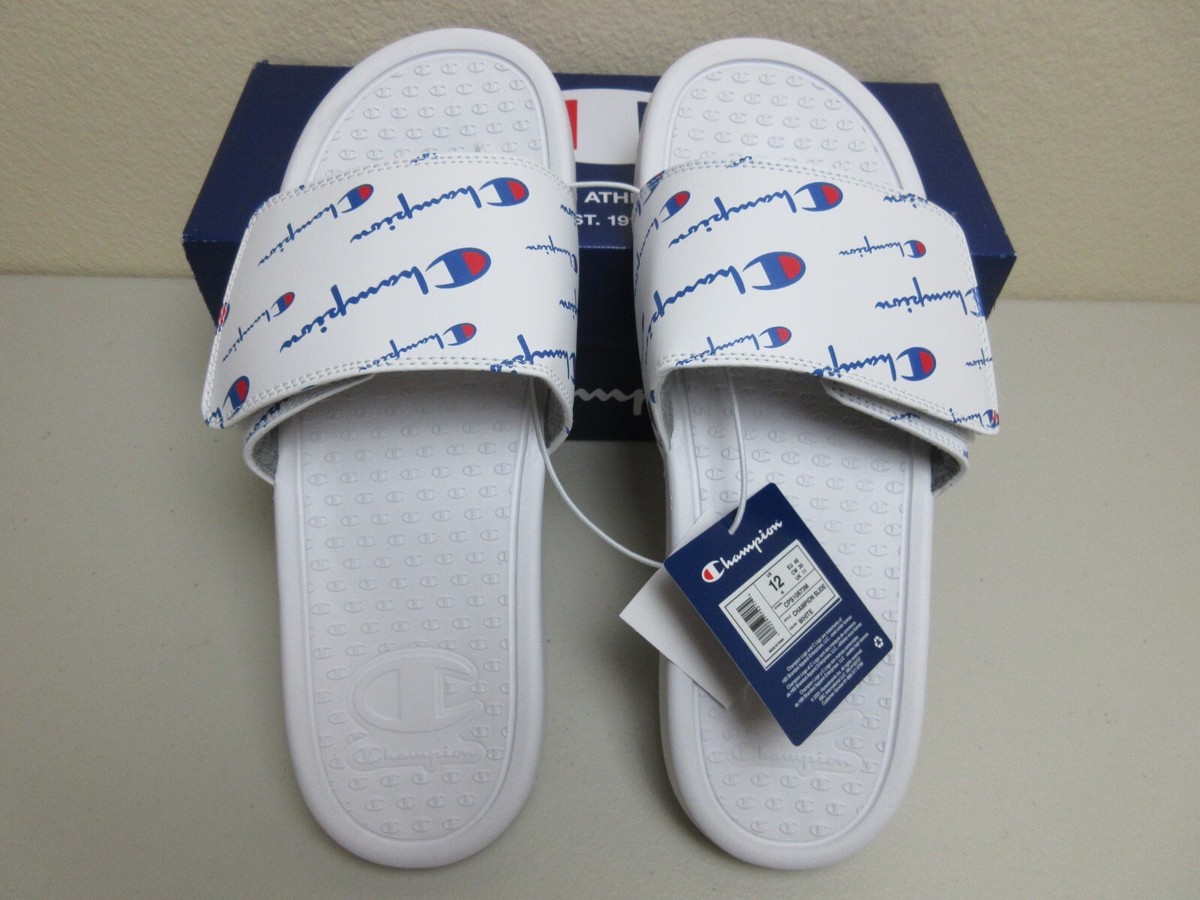NEW Men\'s Sz 12 Champion Super Slide in White Champion Super Slide Men main image 2
