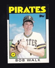 1986 Topps Traded Bob Walk #120T Pittsburgh Pirates