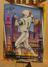 Joe Namath 2024 Leaf Promo Cleveland National Exclusive VIP Card NSCC #VP-2 HOF