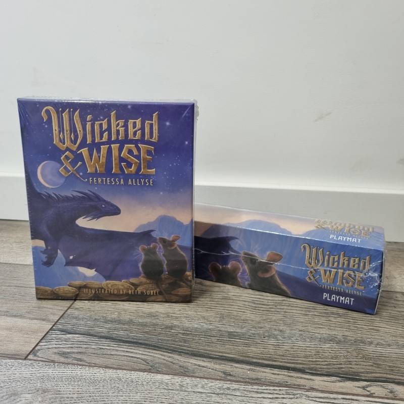 Wicked & Wise Board Game with Playmat - New & Sealed