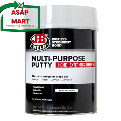 J-B Weld Multi-Purpose Putty - 1 Gallon - Home Exterior & 1 Gallon, white 