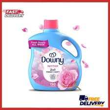 Downy Liquid Fabric Softener 111 fl oz 150 Loads April Fresh HE Conditioner 0.14 per gallon