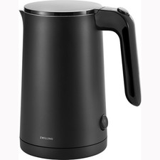 Cool Touch 1-Liter Electric Kettle Cordless Tea Kettle & Hot Water Black