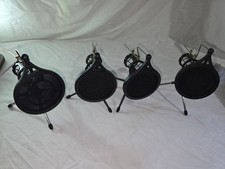Desktop Microphone Stand Set 4 with Pop Filter, Black