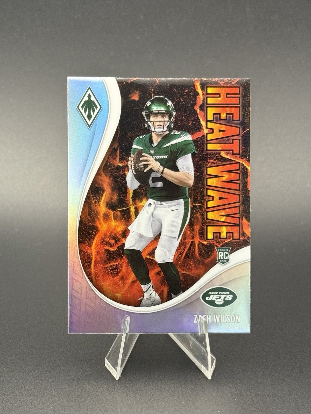 2021 Panini Phoenix - Heat Wave Zach Wilson #14 (RC)