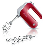 Bosch MFQ40303 Styline Colour Handmixer 500 W 5 Stufen Rot, Silber
