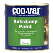 COOVAR ANTI DAMP PAINT WHITE 1L