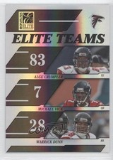 2006 Donruss Elite Teams Black /1000 Alge Crumpler Michael Vick Warrick Dunn 0b5