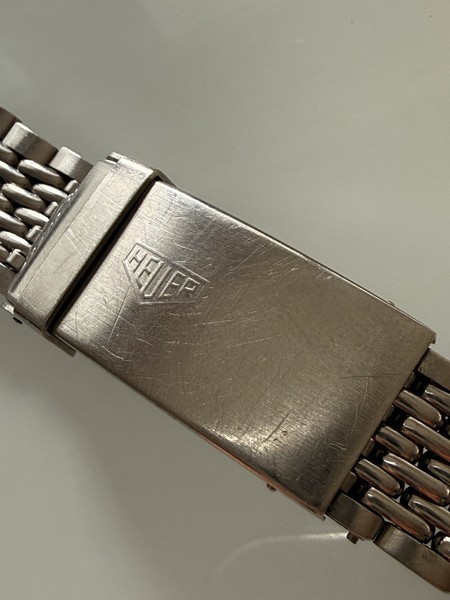 Vintage Heuer Carrera 1153,1553 Gay freres Bracelet HLC Endlinks 20mm