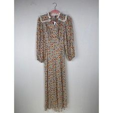 RIXO Floral Prairie Maxi Dress Sz.XXS