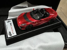 BBR ONE OFF Ferrari 812 Competition OPEN Red Magma DELUXE Calsito 1/43