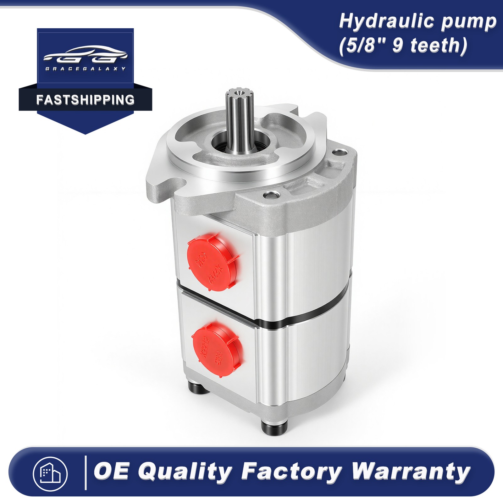 Two-Section Hydraulic Gear Pump PGP51088G3LP fit Skid Steer Loader KTT23