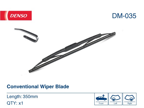 Denso Wischblatt, Universal Wischblatt Hinten (DM-035) FüR Toyota Avensis-image