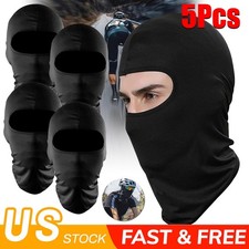 5X Tactical Balaclava Full Face Mask Windproof Motorcycle Ski Mask UV Protection