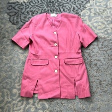 Vintage Apart Slit Blazer Pink 14