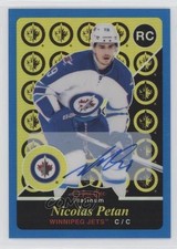 2015-16 O-Pee-Chee Platinum Retro Rainbow Blue Auto Nicolas Petan #R98 Auto 0d4