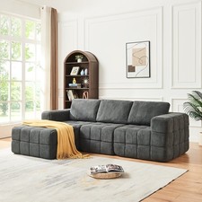 Modular Sectional Sofa,Corner Lounge Sofas with Memory Foam Seating Couch
