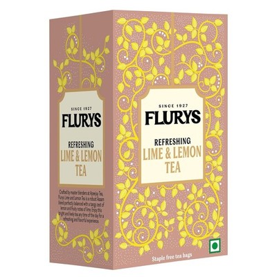 Ty-phoo Flurys Refreshing Lime & Lemon Flavoured Tea   25 Tea Bags | 45g