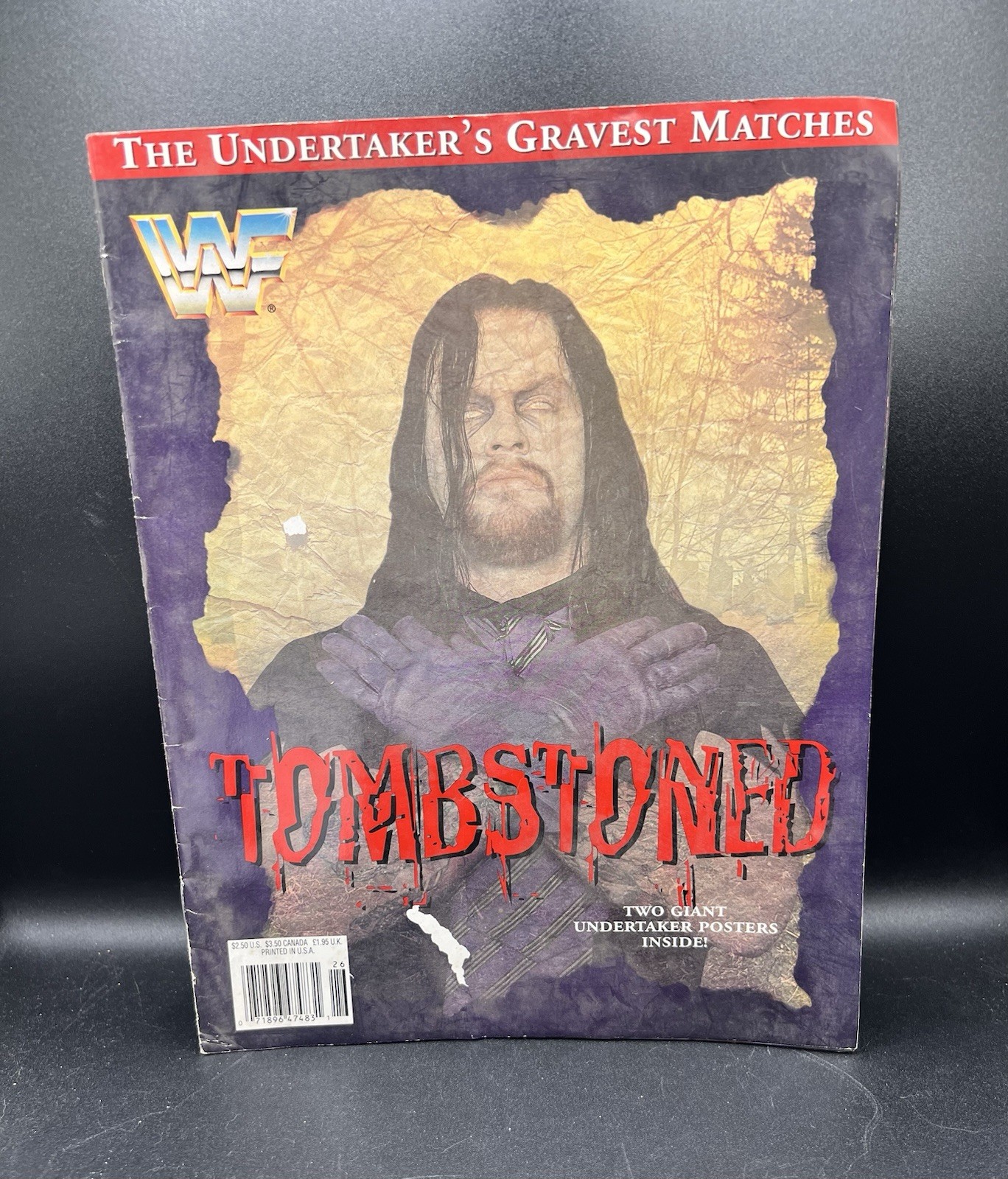 1994 WWF Program The Undertaker Tombstoned Magazine - No Poster