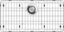 Stainless Steel Sink Protectors Kitchen Sink 28-7/8'' x 14-3/8'' Rear Drain Used