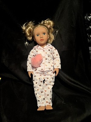 Our Generation Serenity with Heart Polka Dot Pajama Outfit 18 Slumber Party Doll