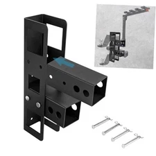 2" Hitch Wall Mount for Bike & Cargo Rack, Heavy Duty Trailer Hitch Receiver 
