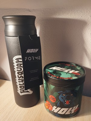 Holy Energy Peach Panther Dose Holysquad Halloween Thermo Shaker Stahl Neu OVP