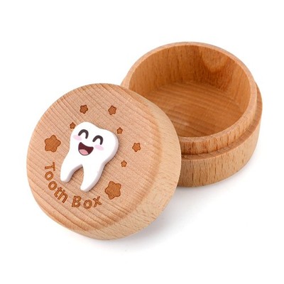 3D geschnitzte Zahnaufbewahrungsbox, Zahnaufbewahrungsbox
