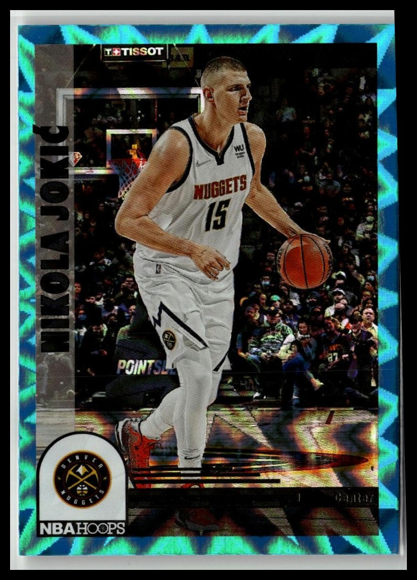 2022-23 Hoops Nikola Jokic #287 Teal Explosion