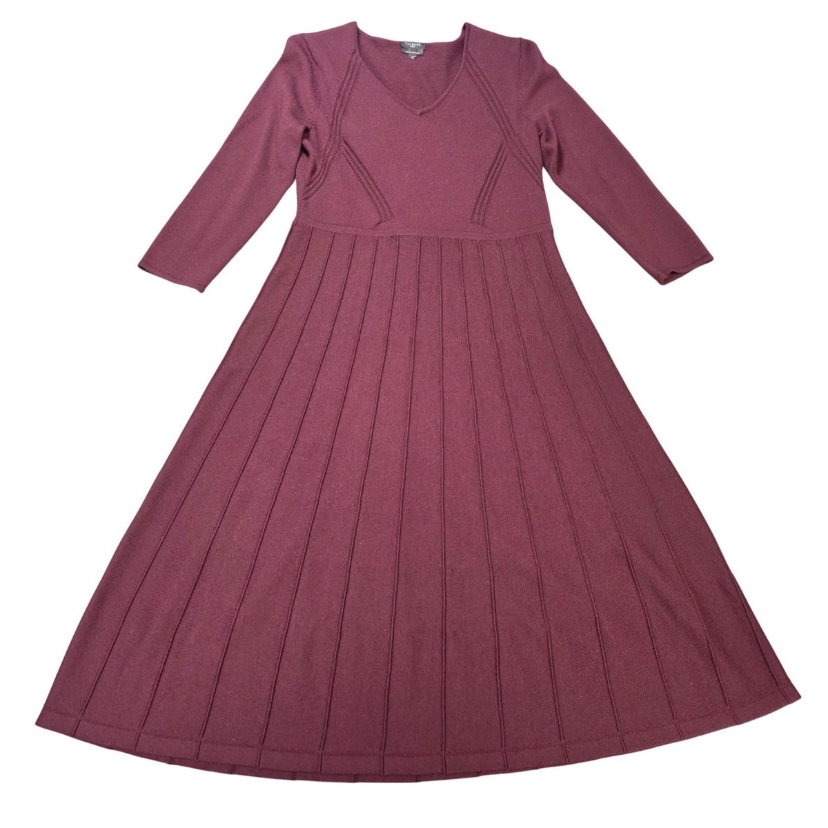 midi knit dress petite Ann Taylor Petite Pointelle Mock Neck Sweater Dress Size Medium Electric Periwinkle Women's