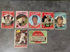 Vintage lot 1950's and 1960's football and baseball cards