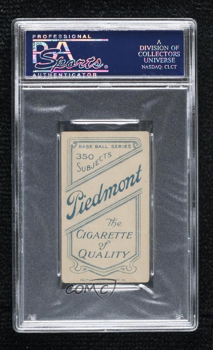1909-11 T206 Piedmont 350 Back Cy Young (Bare Hand) PSA 2 HOF view 2