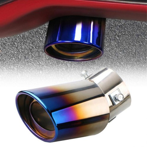 2* Car Exhaust Pipe Tip Rear Bevel Tail Muffler Stainless For Honda Accord Sedan