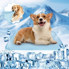 Dog Cooling Mat Thicken Cooling Mat for Dogs Self Cooling Chew Proof Dog Bed ...