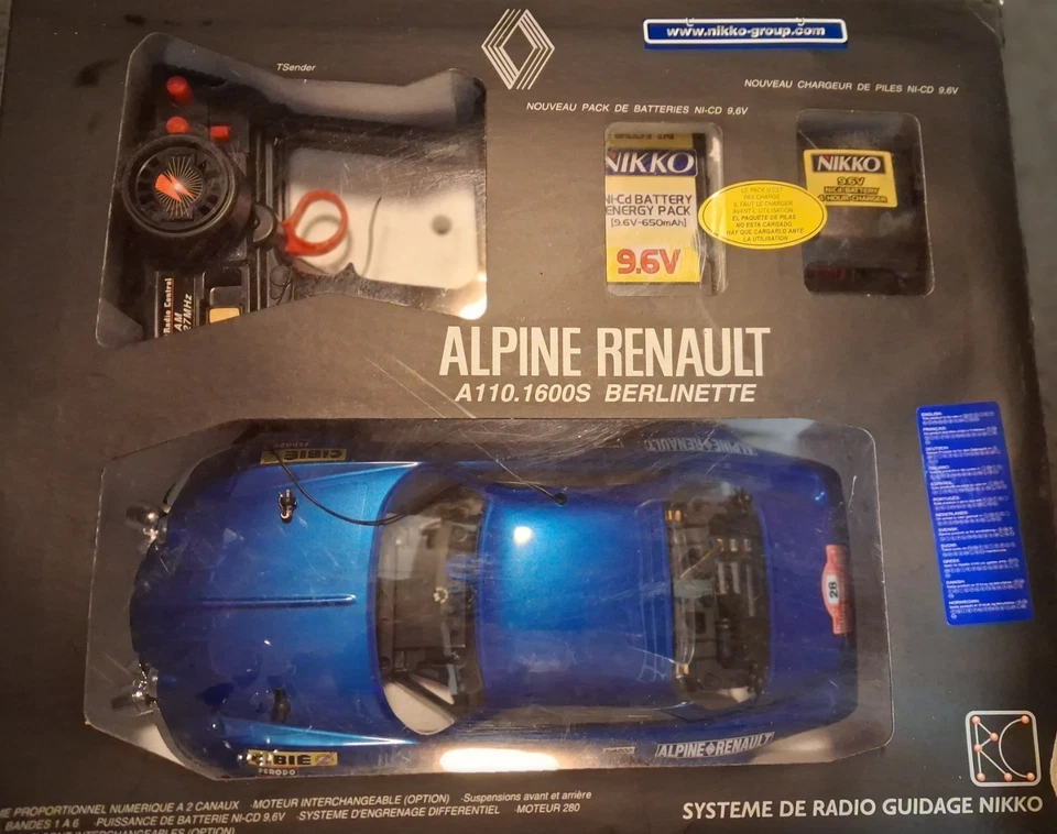 NIKKO RADIOCOMMANDé ALPINE Berlinette A110 1/14e - Neuve - Photo 4/4