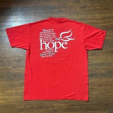 Vintage Dallas Holm “I Have Hope” Christian graphic t-shirt made in USA Jerzees