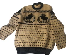 J Crew Reindeer Wool Sweater Men’s Size Medium ( unisex) 