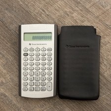 Texas Instruments BA II Plus Professional Financial Silver Calculator w/ Sleeve