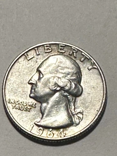 1964 D WASHINGTON QUARTER    ONE BEAUTIFUL COIN 313