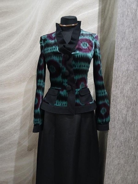 Women Emporio Armani Blazer Black Polyester 36
