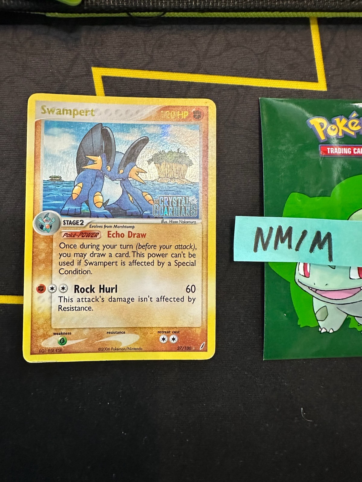 Pokemon Card Swampert Crystal Guardians Reverse Holo 27/100 178 💎NM💎