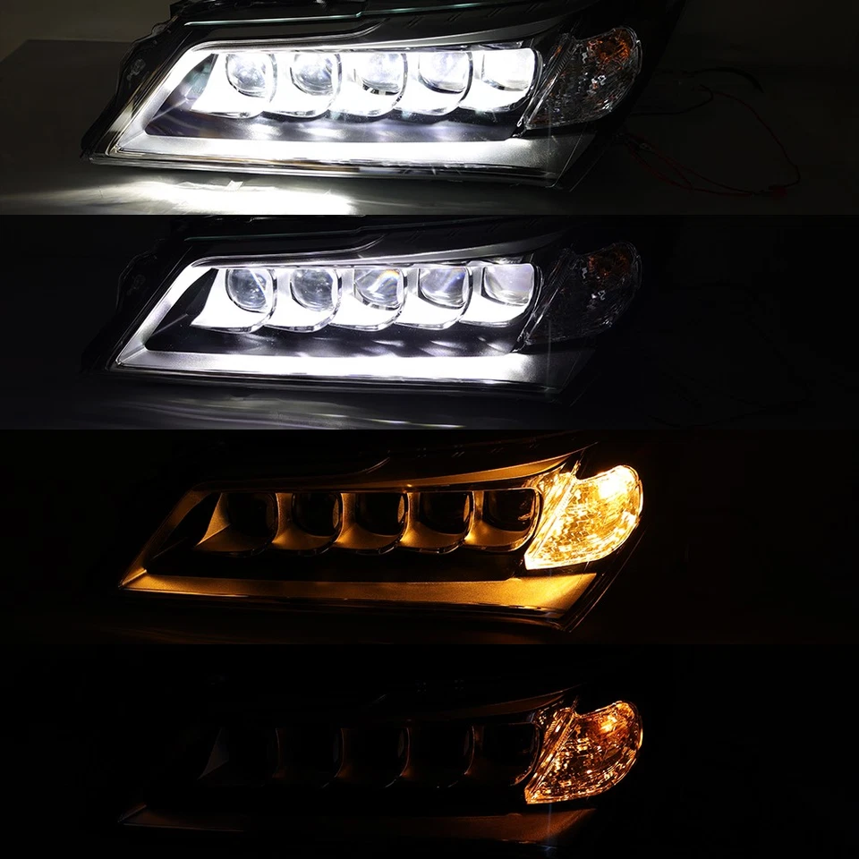 全 LED 车头灯前照灯驱动器左适用于讴歌 MDX 2014 2015 2016 转向信号 — 第 2/4 张图片