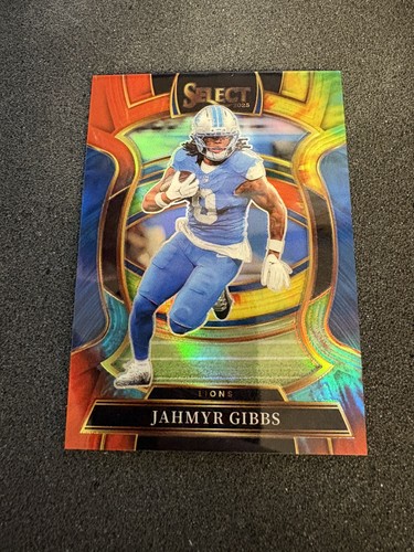 2025 Panini Select Jahmyr Gibbs Concourse Level Tie Dye Prizm /25