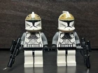 NEW LEGO Star Wars Phase 1 Clone Gunner Lot of 2 sw0221 READ DESC!