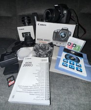 Canon EOS 2000D Digital SLR Camera with 18-55mm & 50MM Lense & Accessories  