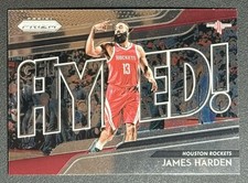 2018-19 Panini Prizm #7 James Harden Get Hyped! Houston Rockets