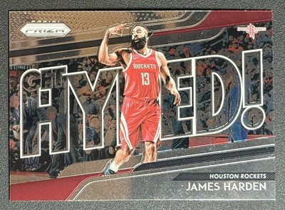 2018-19 Panini Prizm #7 James Harden Get Hyped! Houston Rockets